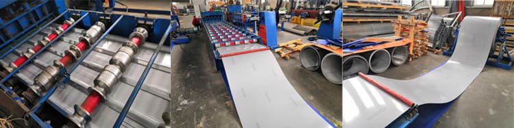 3004 Proceso de producción de láminas para techos de aluminio